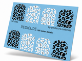 SF-084 - Pedicure Leo Large Foil Silver