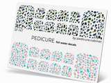SF-147 - Pedicure Colored Pebbles Foil Gold