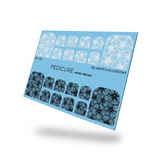 SR-135 - Pedicure Flowers Black and White