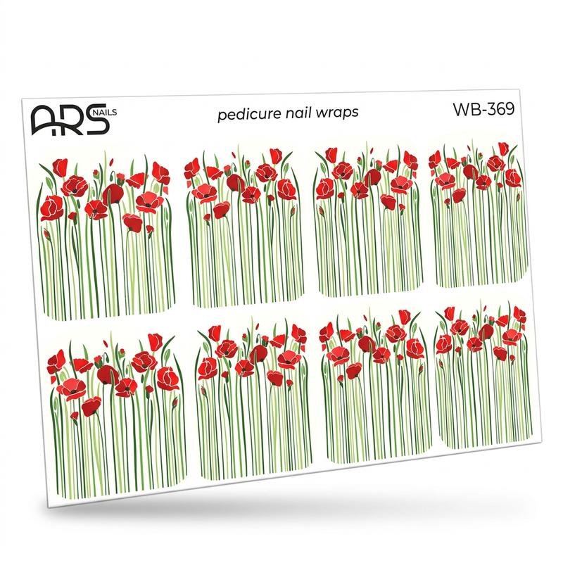 WB-369 - Pedicure Poppies. Large