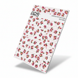 WR-368 - Pedicure Designer flowers. Gold Foil