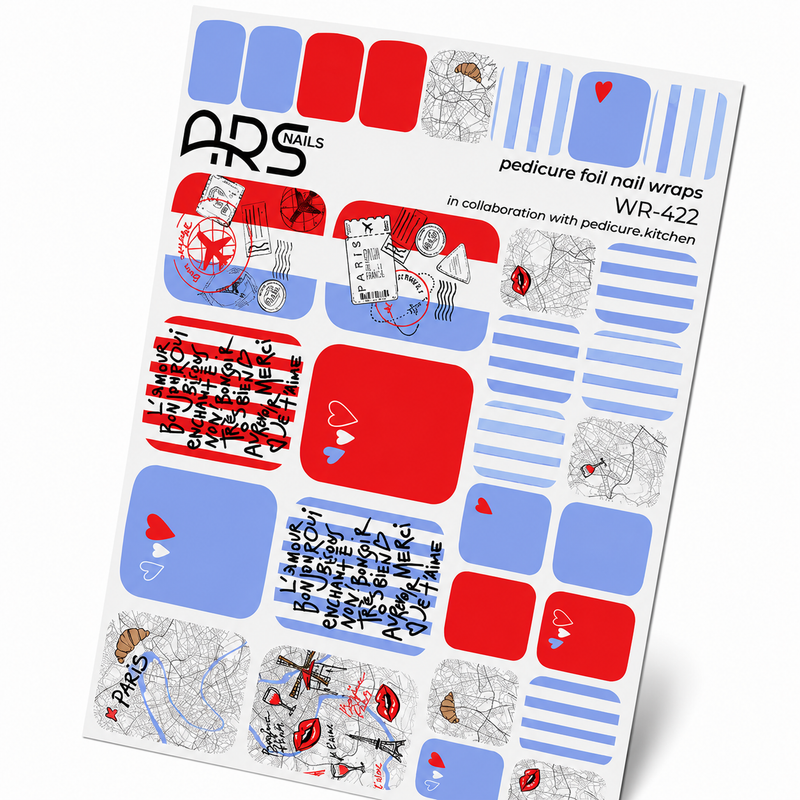WR-422 - Pedicure France. Color Foil