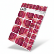 WR-447 - Pedicure Divorces. Red. Gold Foil