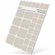 WR-510 - Pedicure Shells Beige Colored Foil