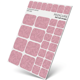 WR-553 - Pedicure Pink Leaves Colored Foil