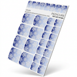 WR-610 - Pedicure Snowflakes Gradient Silver Foil