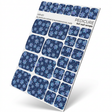 WR-611 - Pedicure Snowflakes Colored Foil
