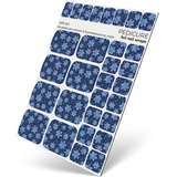 WR-611 - Pedicure Snowflakes Colored Foil