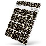WR-624 - Pedicure Giraffe. Colored Foil (Bronze)