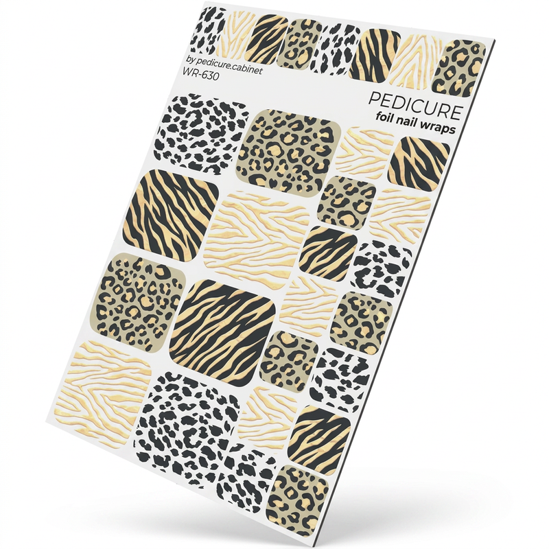 WR-630 - Pedicure Mix Animal. Colored Foil (Bronze)