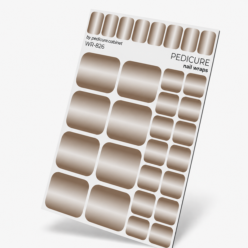 WR-826 - Pedicure Gradient. Brown beige