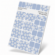 WR-874 - Pedicure Chamomile. Blue. Gold Foil