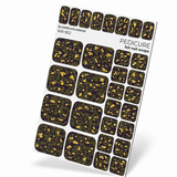 WR-902 - Pedicure Khaki stains. Gold Foil