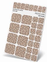 WR-981 - Pedicure Leo monochrome. Brown