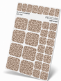 WR-981 - Pedicure Leo monochrome. Brown