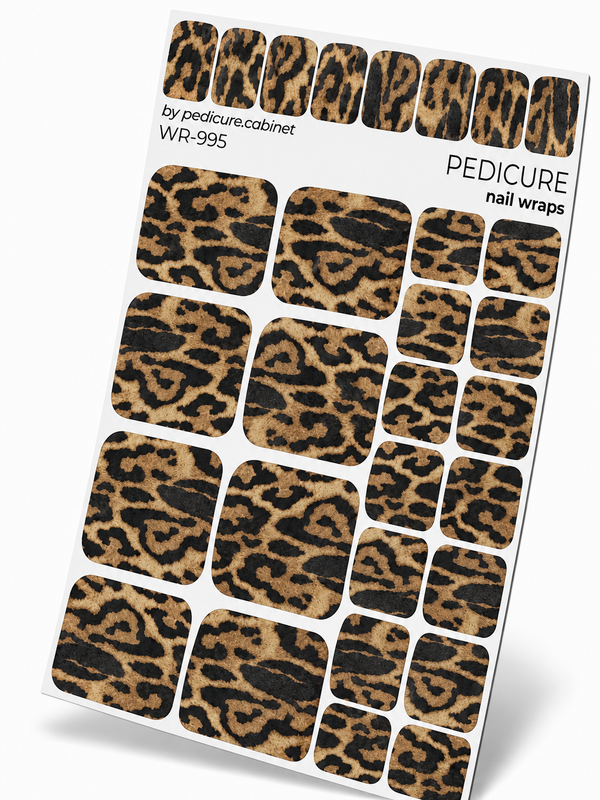 WR-995 - Pedicure Leo large. Elongated spots