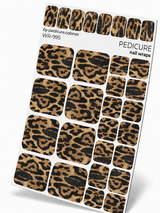 WR-995 - Pedicure Leo large. Elongated spots