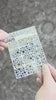 Video de prezentare – WR-607 - Pedicure Stars. Blue Background. Gold Foil
